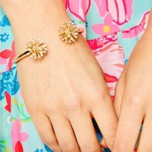 Lilly Pulitzer Gold Floral Burst Bracelet